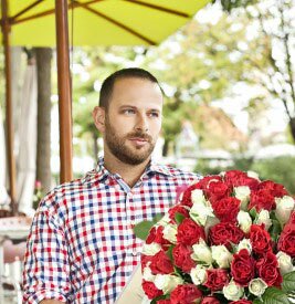 Offrir des fleurs à un homme ? Pourquoi pas !